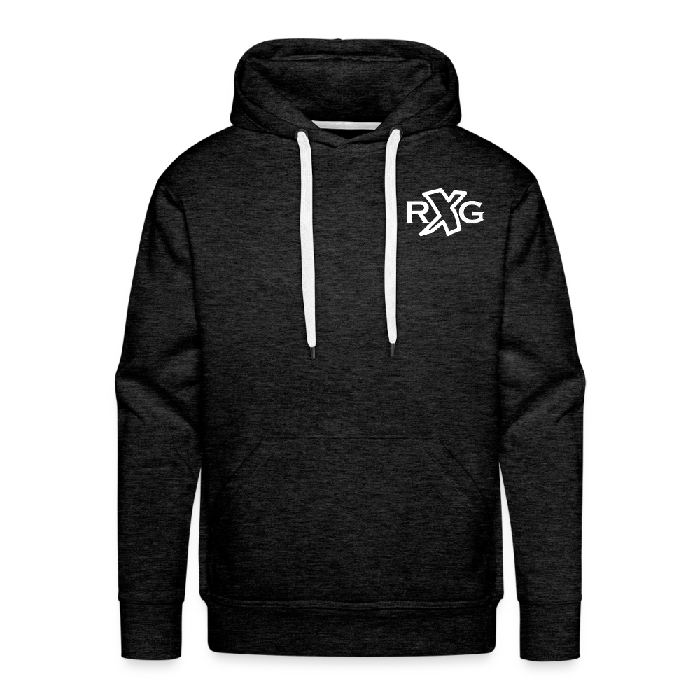 "RXG" Logo Hoodie - charcoal grey