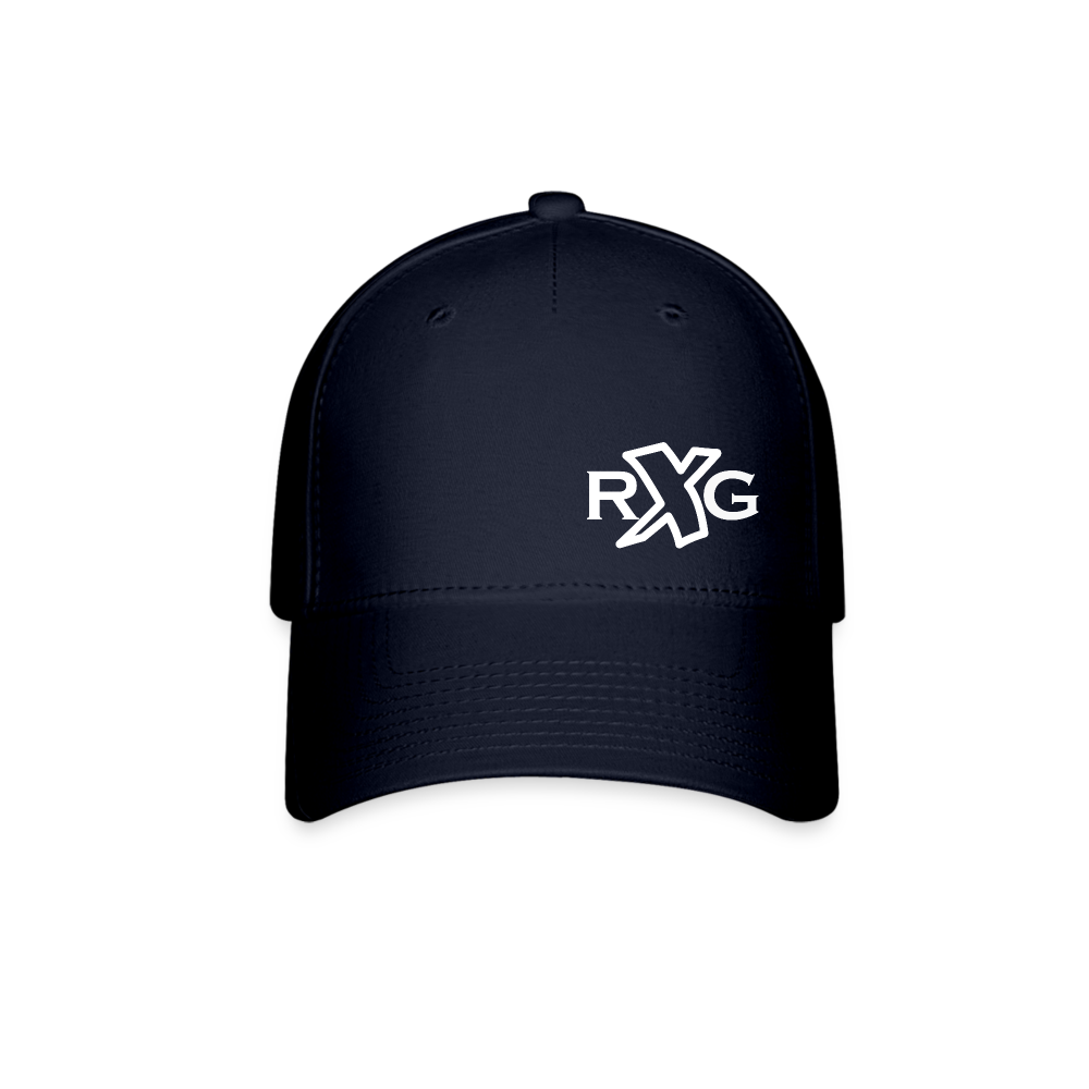 RXG Printed Logo Flexfit Hat - navy